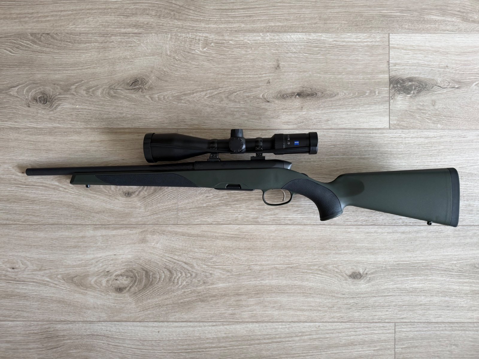 Steyr Mannlicher CL 2 SX Ultra Kurz mit Schalldämpfer, neuwertig – Bild 1