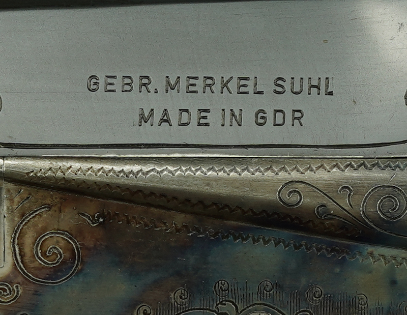 Bockflinte Gebr. Merkel Suhl Modell 200E mit Ejektor Kal. 12/70 Baujahr 1973 !! – Bild 1