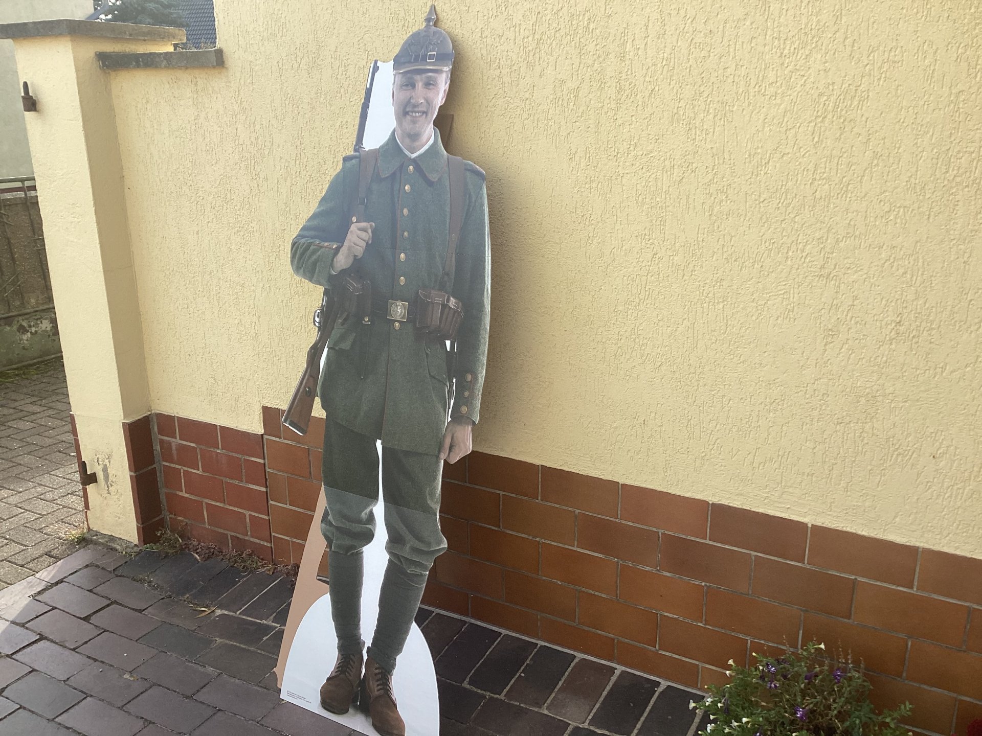 Aufsteller Soldat. 180 cm 1914 – Bild 1