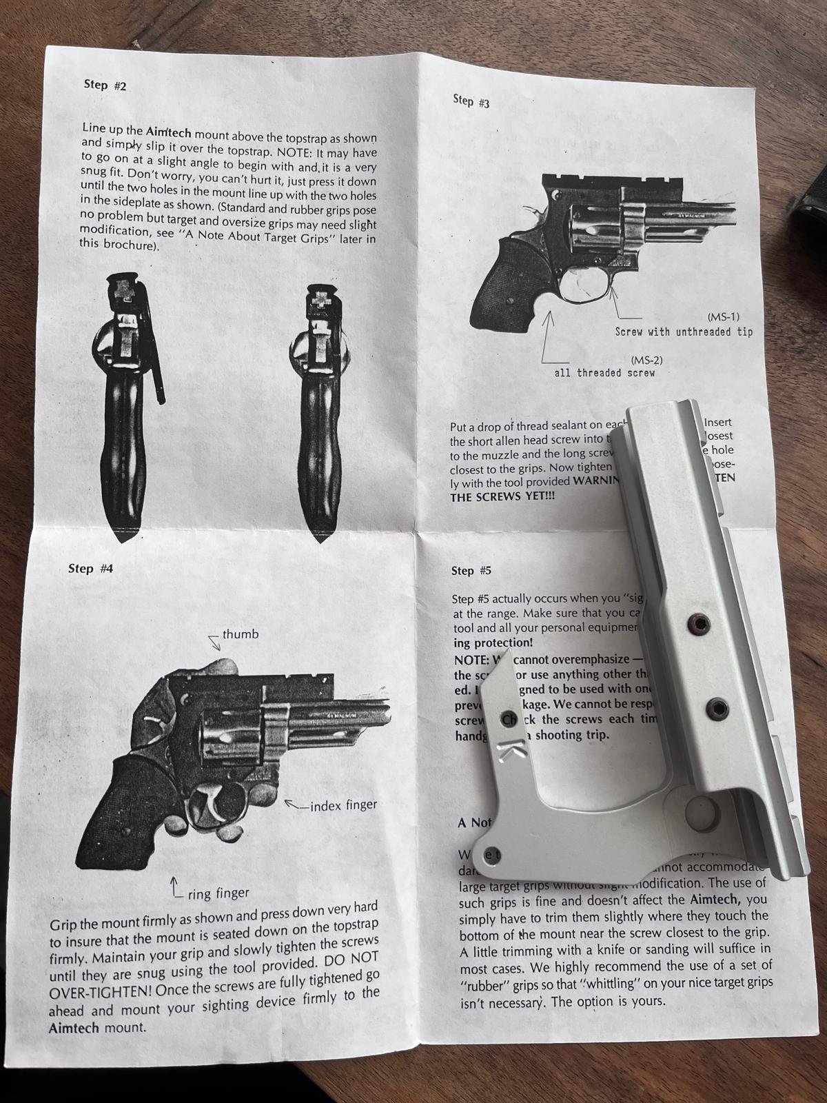Aimtech Montage für S&W Revolver K-Rahmen – Bild 1