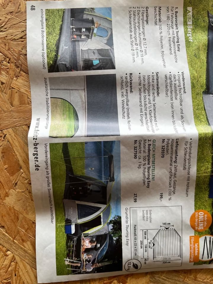 Berger Vorzelt Easy Touring – Bild 8