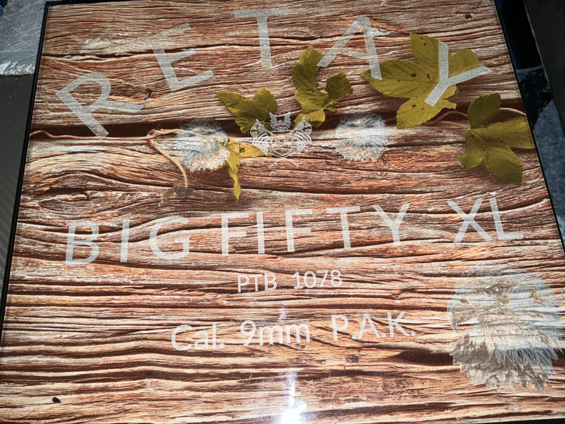 RETAY BIG. FIFTY XL NEU GRAVUR mit Edel Holz Kiste – Bild 1