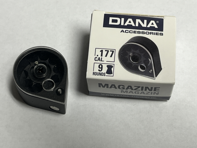 DIANA Magazin Metall stormrider trailscout bandit chaser airbug 9 Schuss 4,5mm – Bild 1