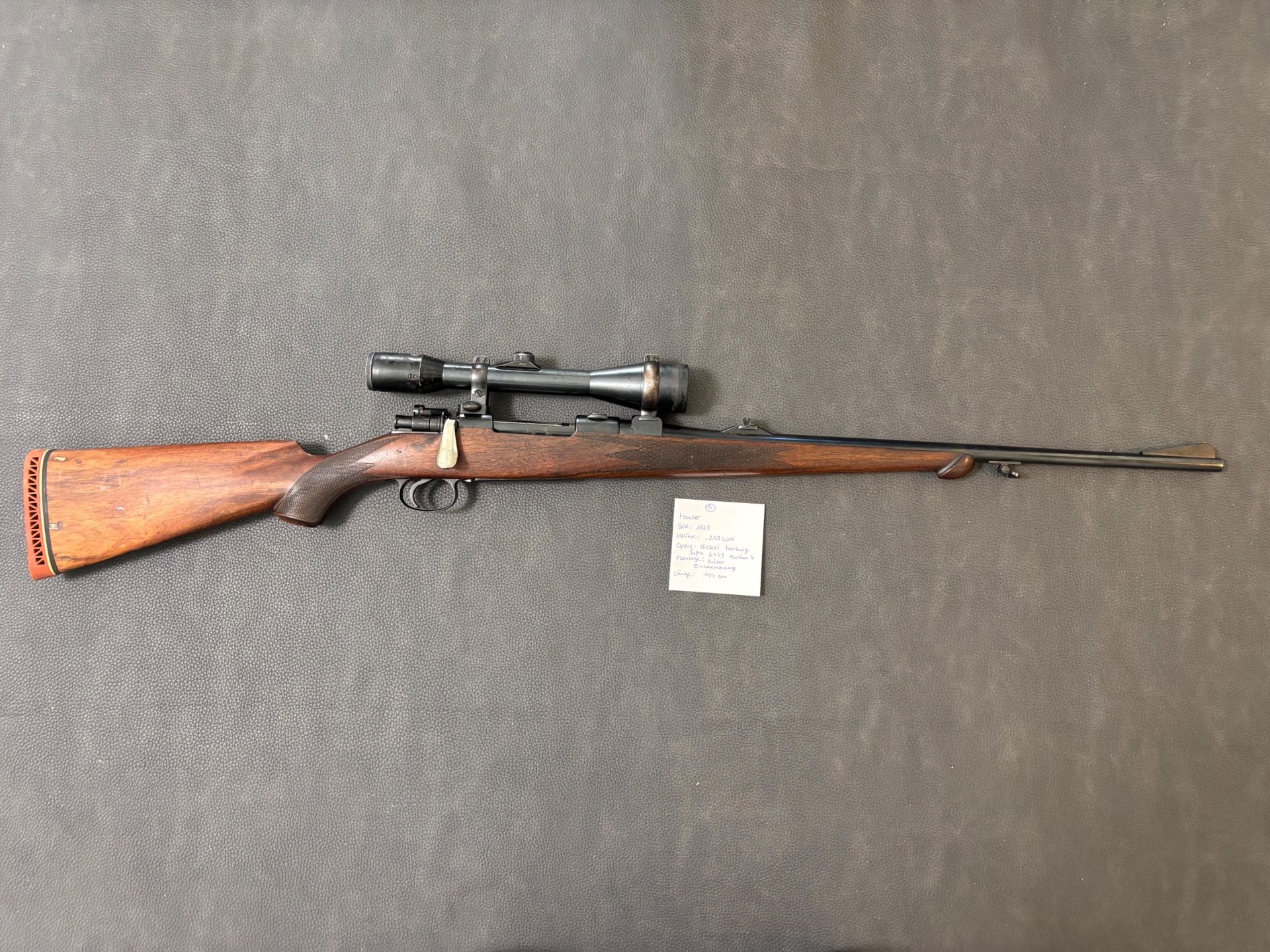 Mauser 98 .243Win mit Supra 6x43 Abs. 4 – Bild 1