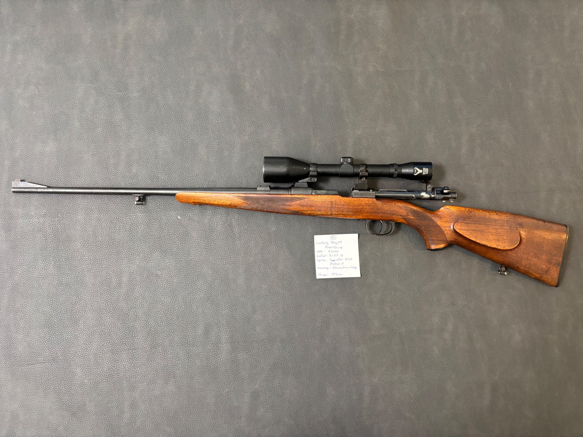 Ludwig Bayerl 98er 8x57IS mit Seeadler 8x45 – Bild 2