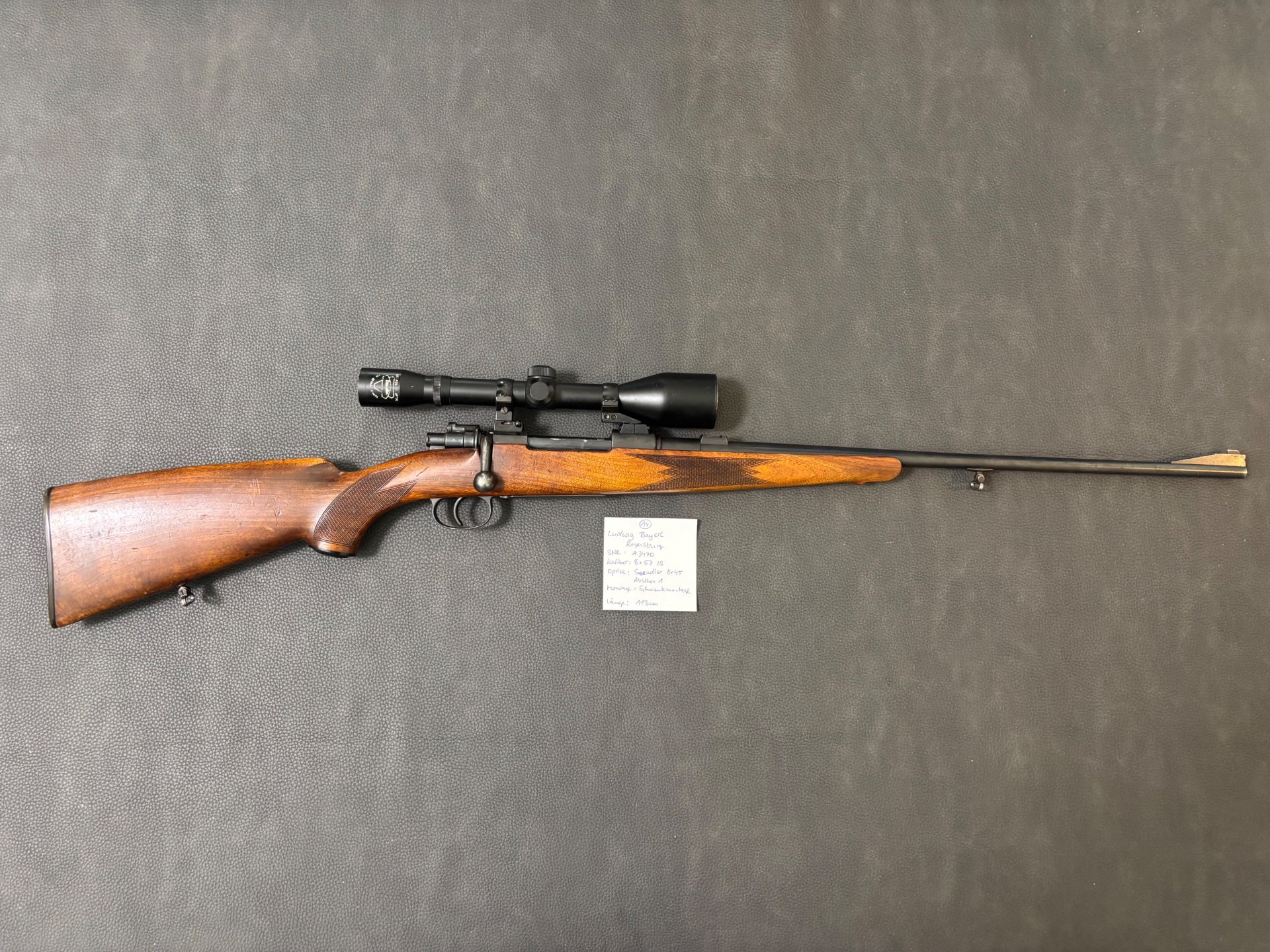 Ludwig Bayerl 98er 8x57IS mit Seeadler 8x45 – Bild 1