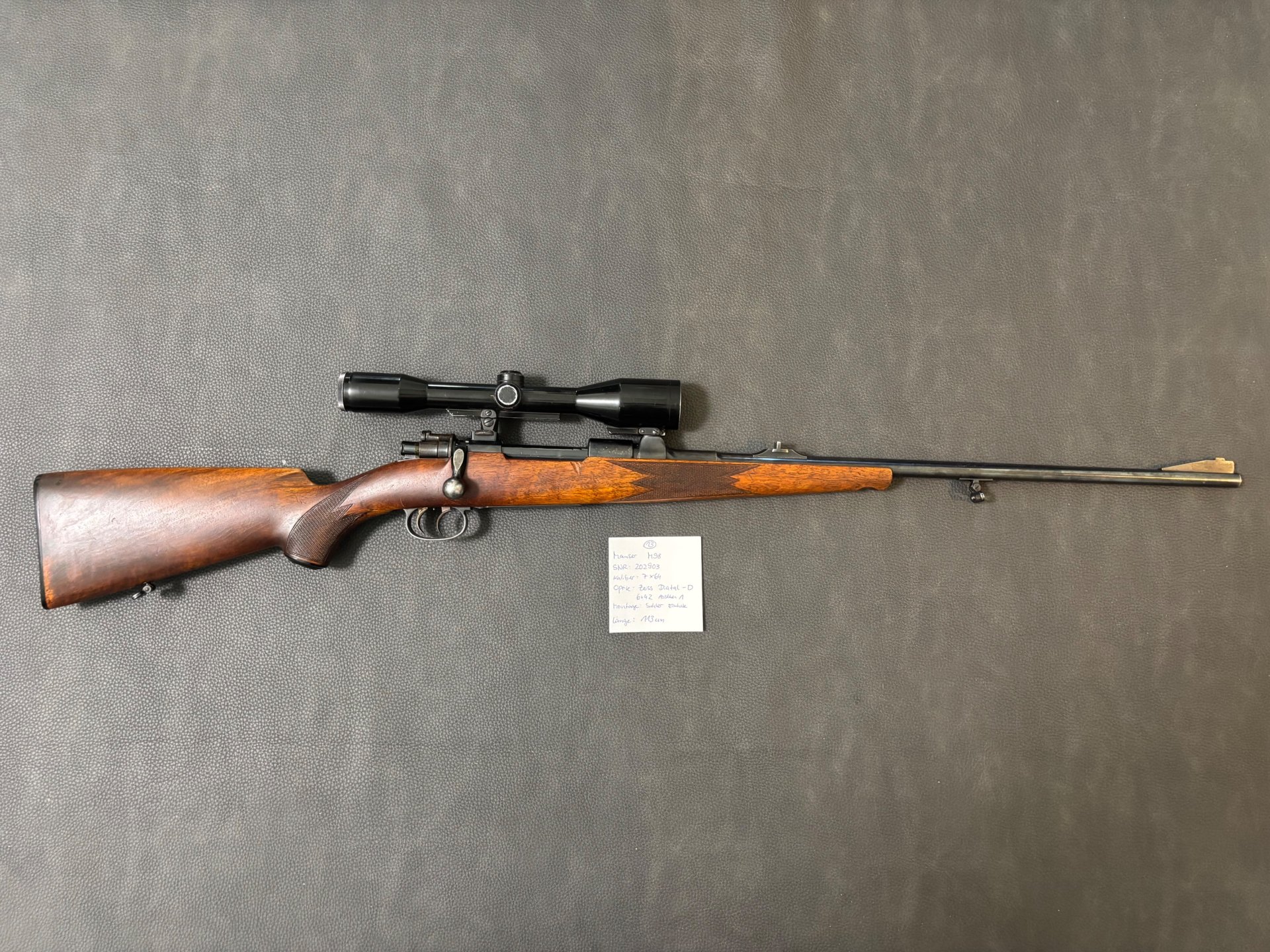 Mauser M98 7x64 mit Zeiss Diatal-D 6x42 – Bild 1