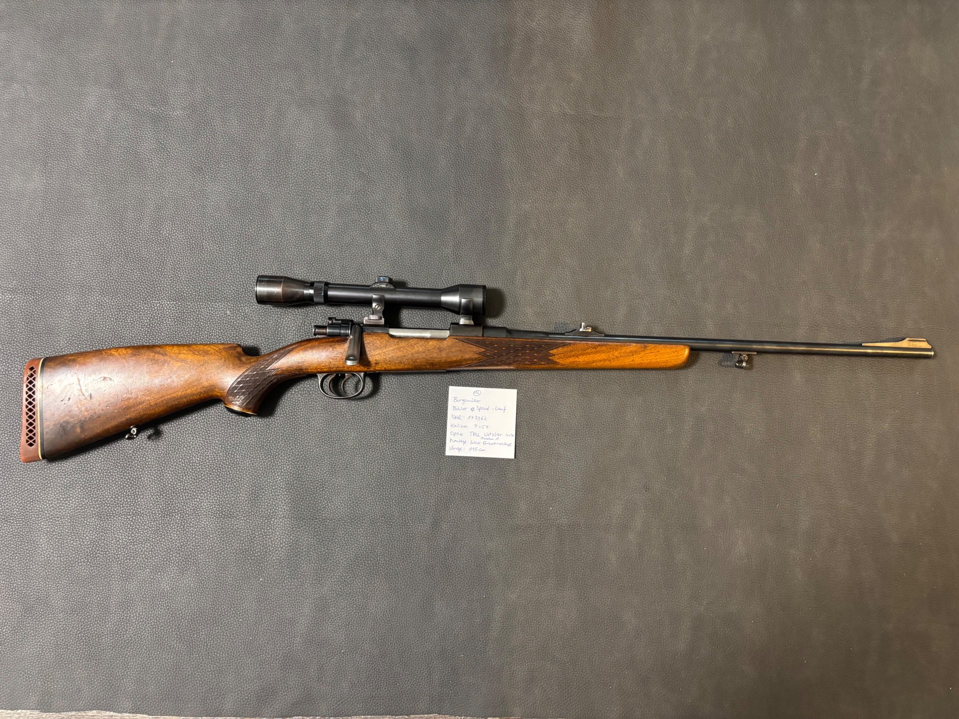 Burgsmüller 98er Böhler Spezial Lauf 7x57 – Bild 1