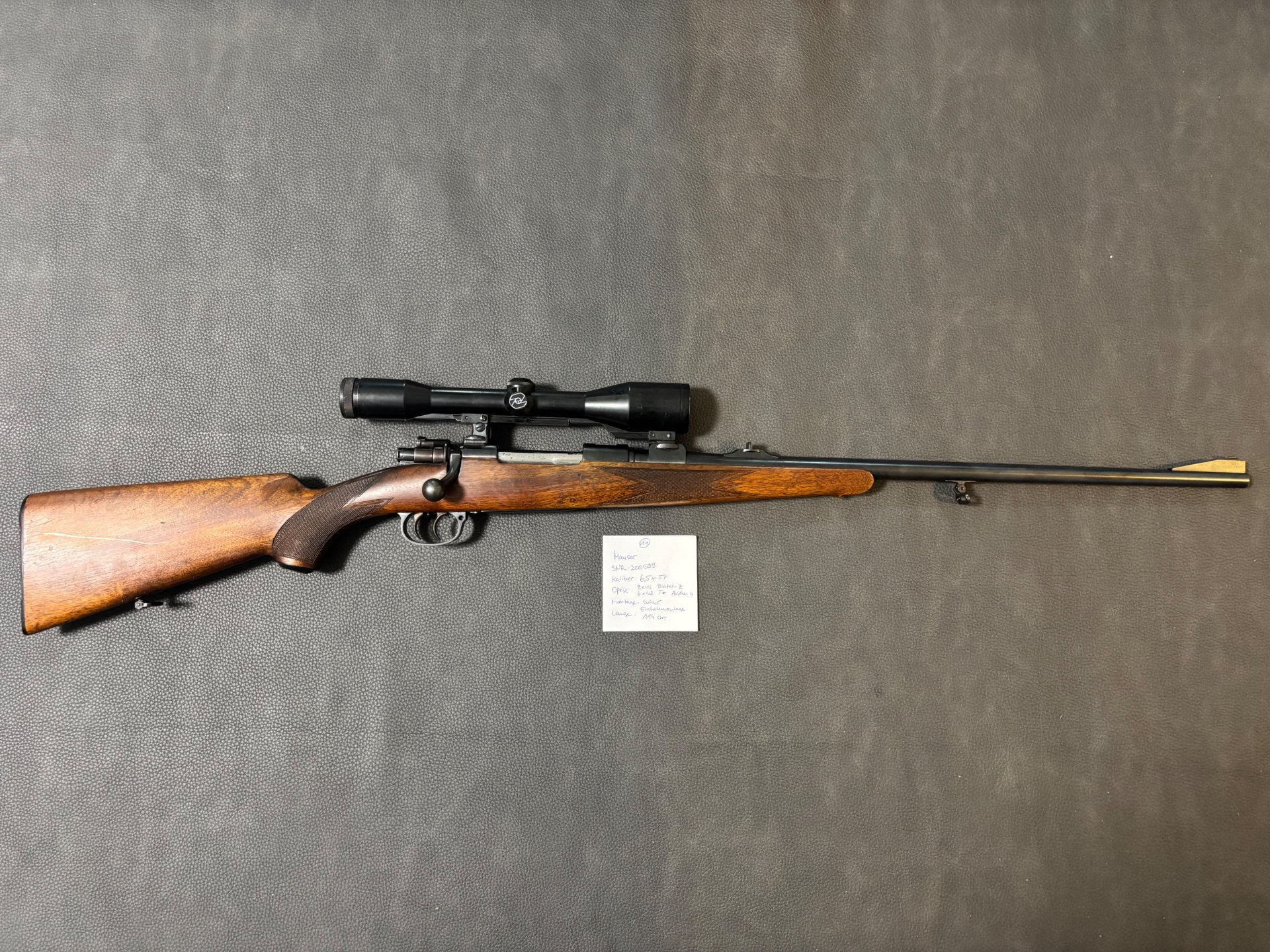 Mauser 98 6,5x57 mit Zeiss Diatal 6x42 Abs. 4 – Bild 1