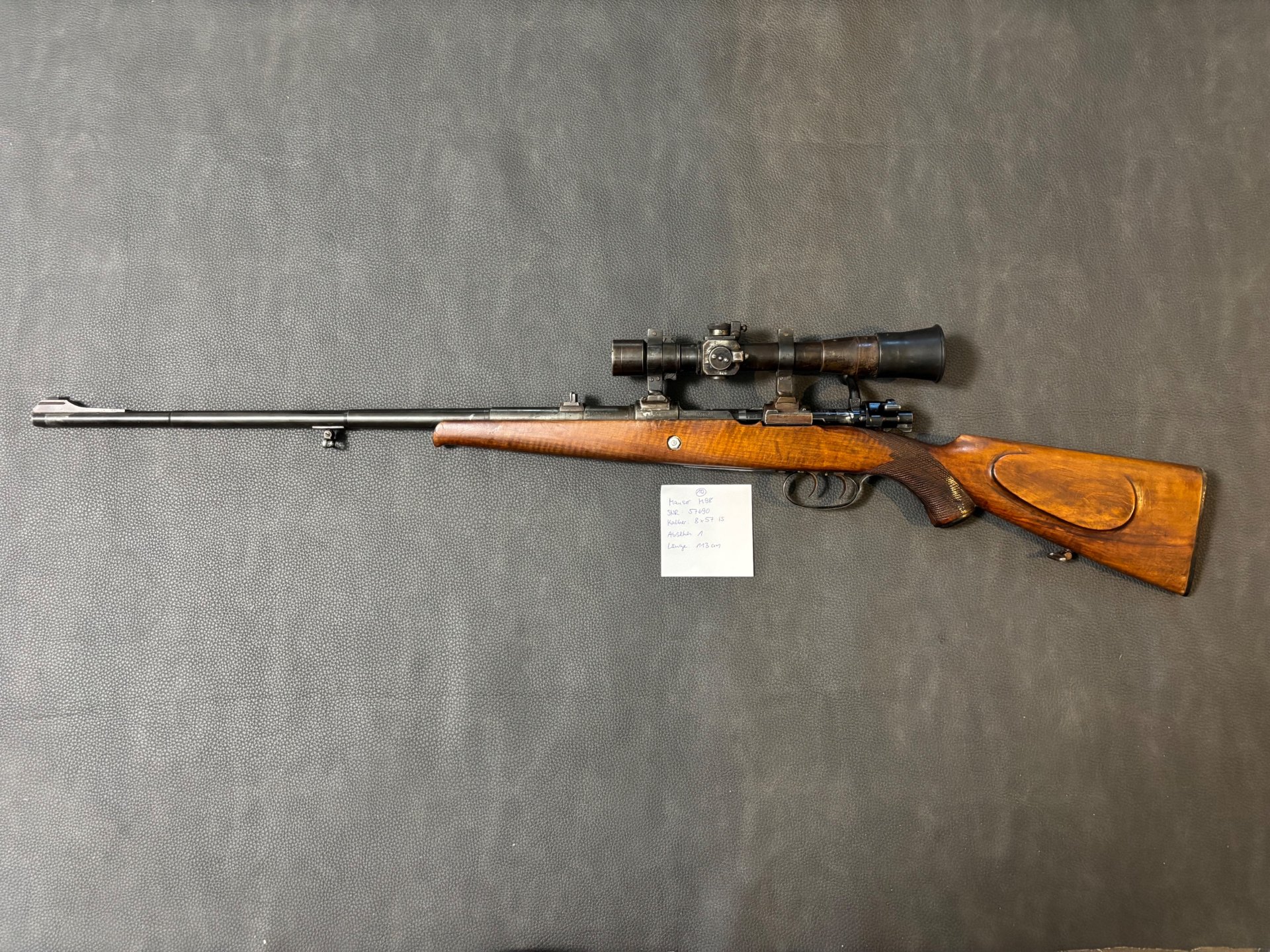 Mauser M98 8x57IS mit Raritäten Optik – Bild 2