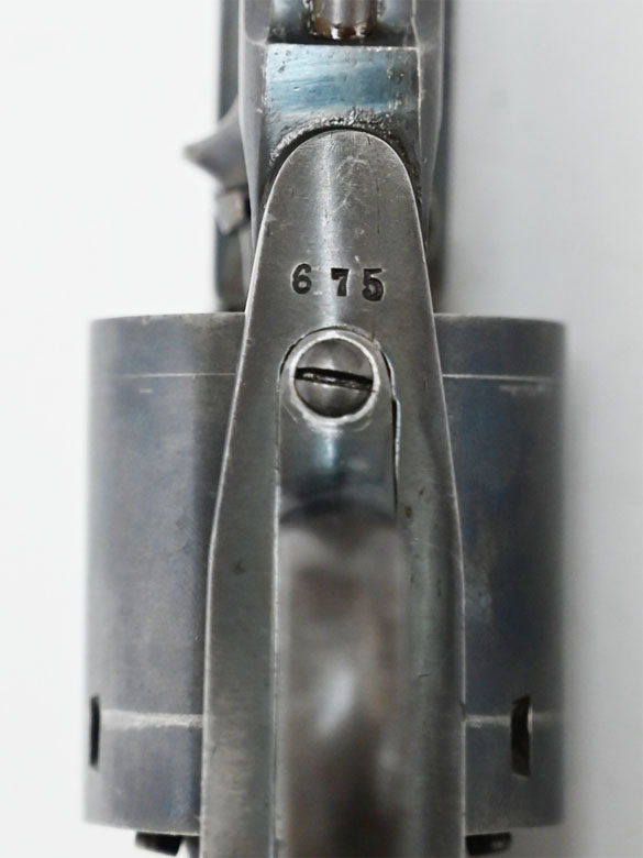 Perkussionsrevolver Freemans Patent M 1862, Kaliber .44, Sammlerwaffe im Originalzustand, 1863-1864 – Bild 4