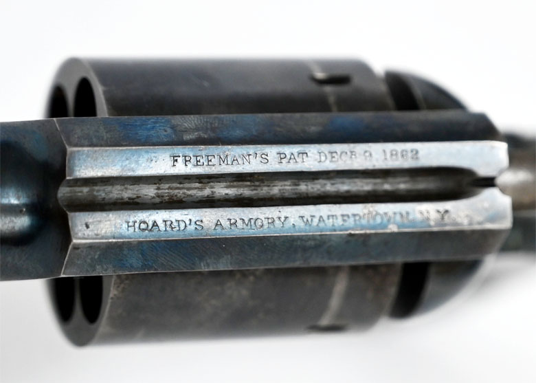 Perkussionsrevolver Freemans Patent M 1862, Kaliber .44, Sammlerwaffe im Originalzustand, 1863-1864 – Bild 3