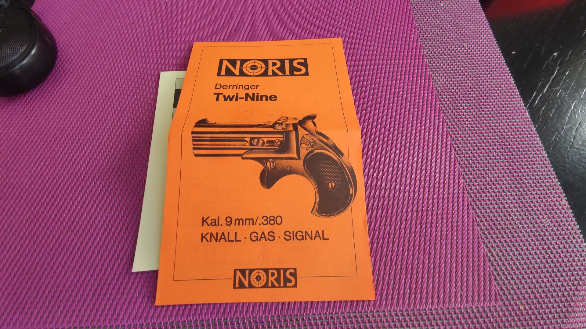 Derringer Noris Twi-Nine Kal. 9mm R Knall, 1. Generation – Bild 8