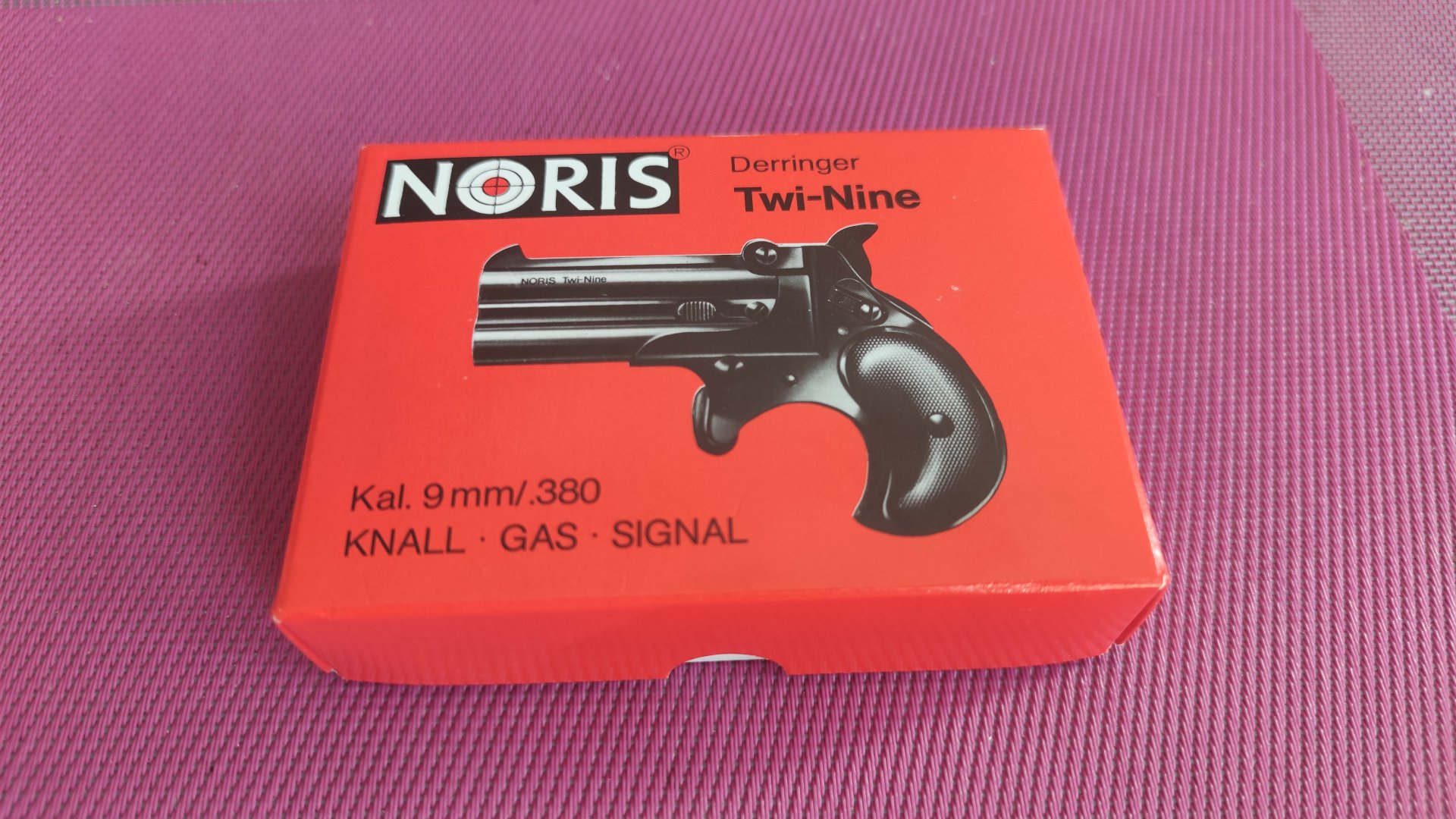 Derringer Noris Twi-Nine Kal. 9mm R Knall, 1. Generation – Bild 1