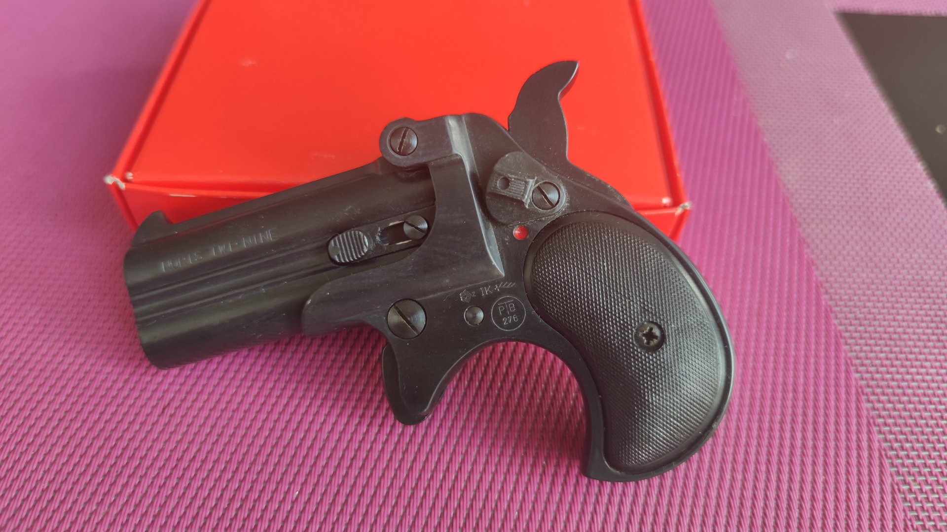Derringer Noris Twi-Nine Kal. 9mm R Knall, 1. Generation – Bild 6