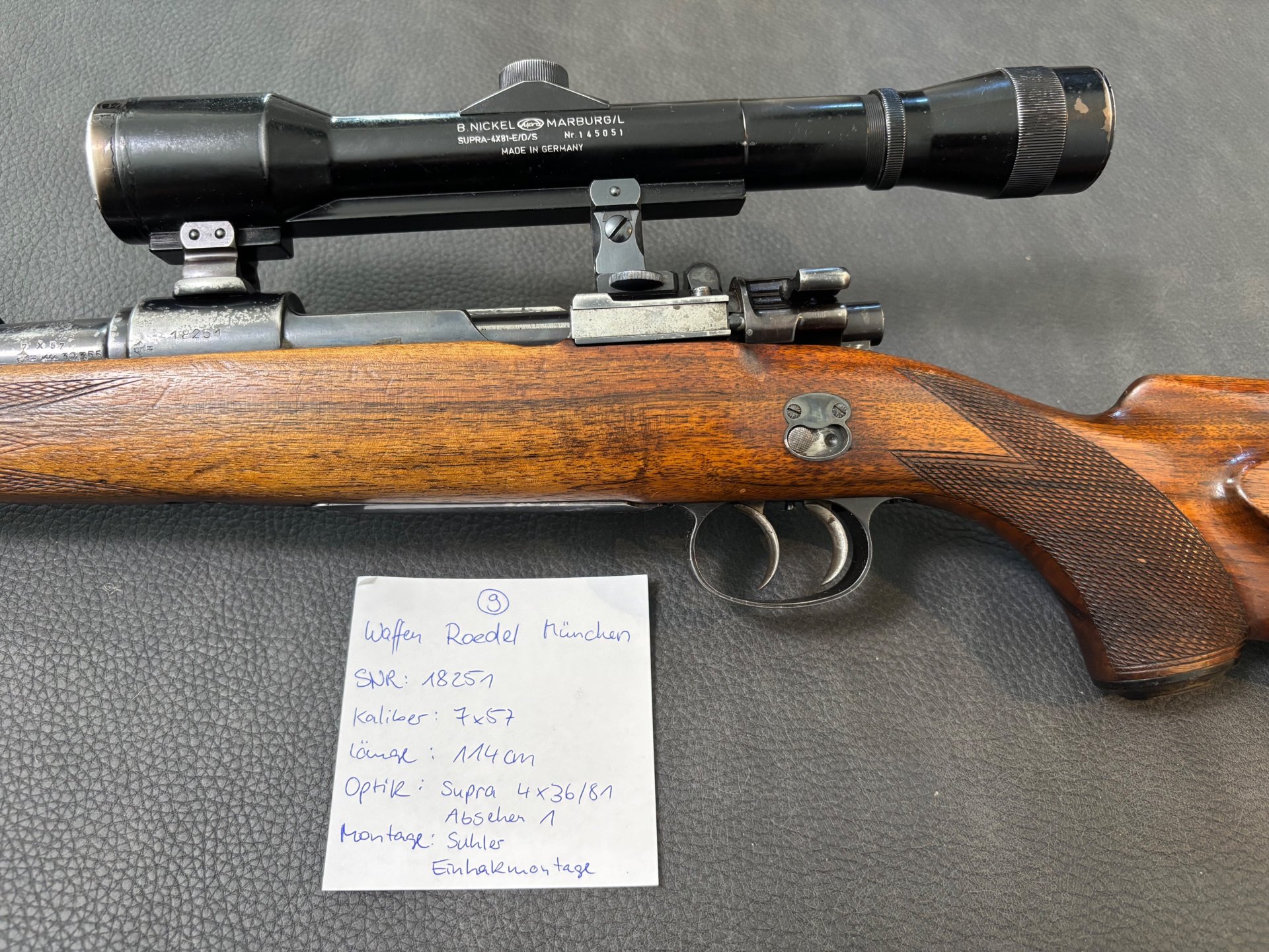 Waffen Rödel München 98er 7x57 – Bild 3