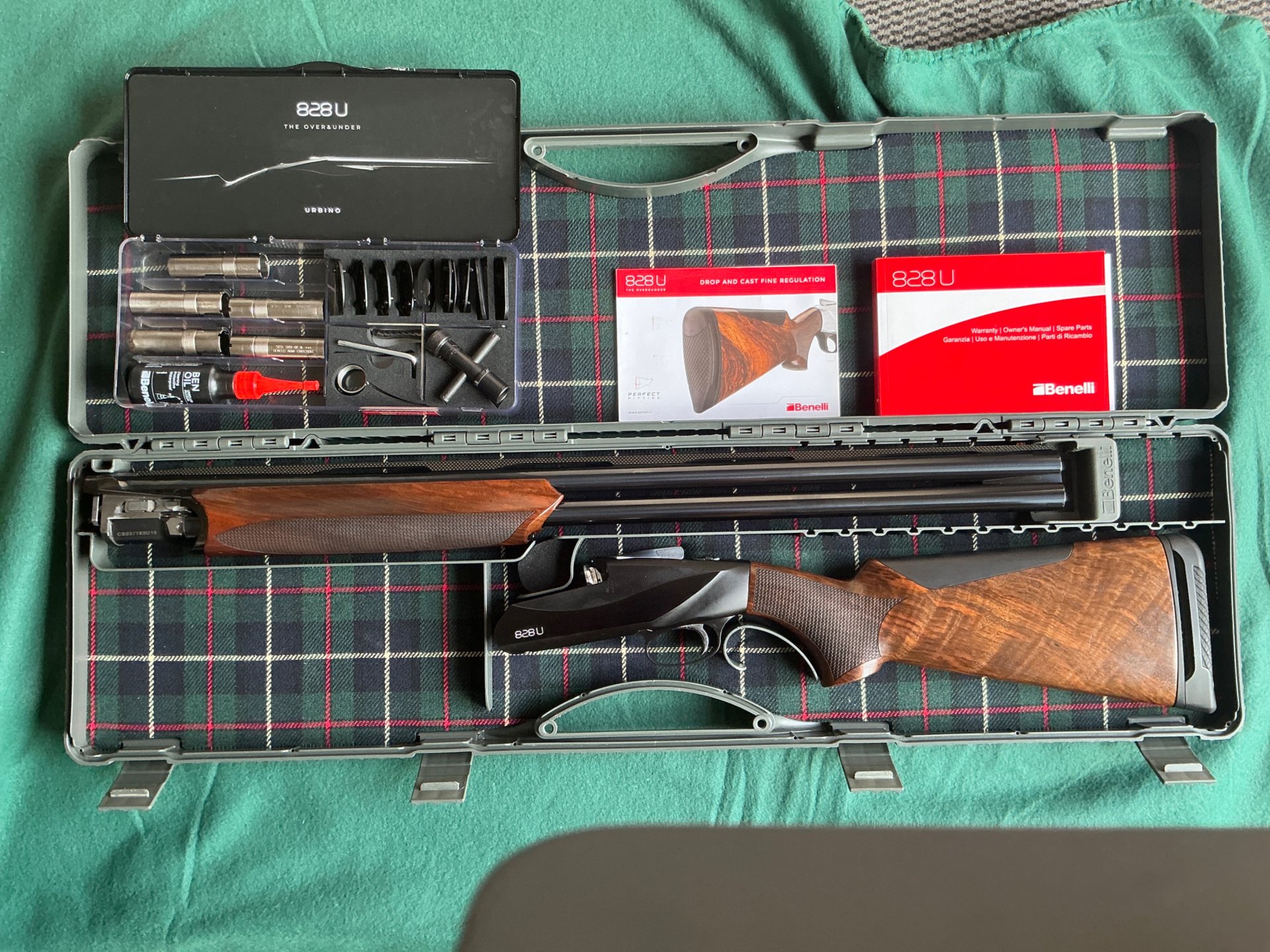 Benelli 828U Bockdoppelfinte Kal. 12/76 – Bild 1