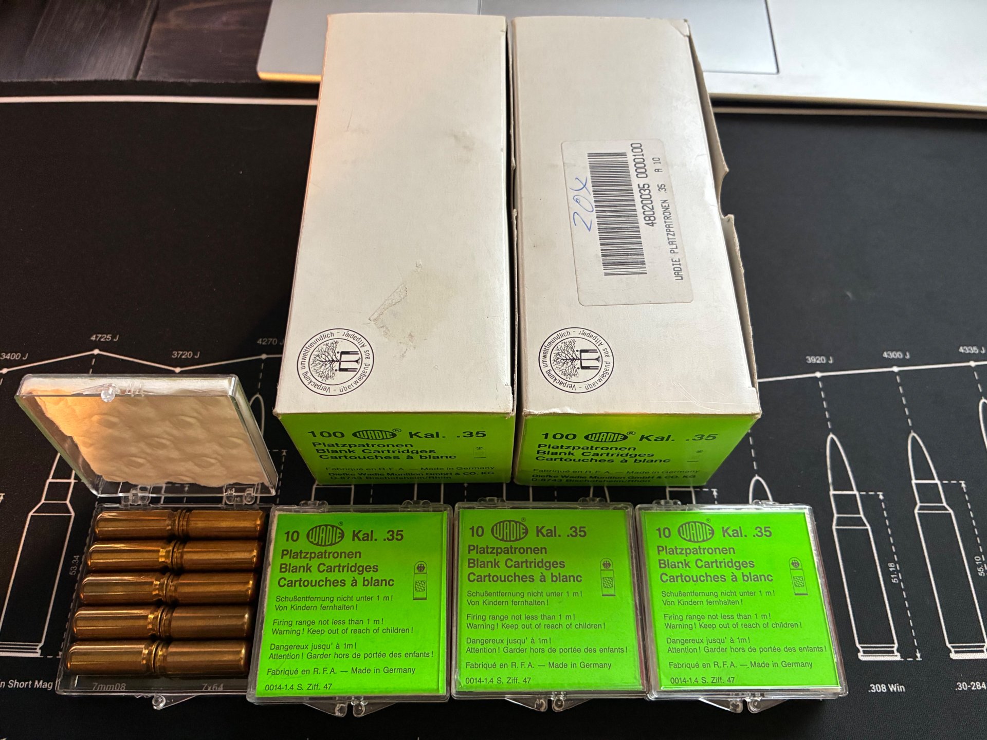 Wadie Platzpatronen Kal. .35 240 Stück – Bild 1
