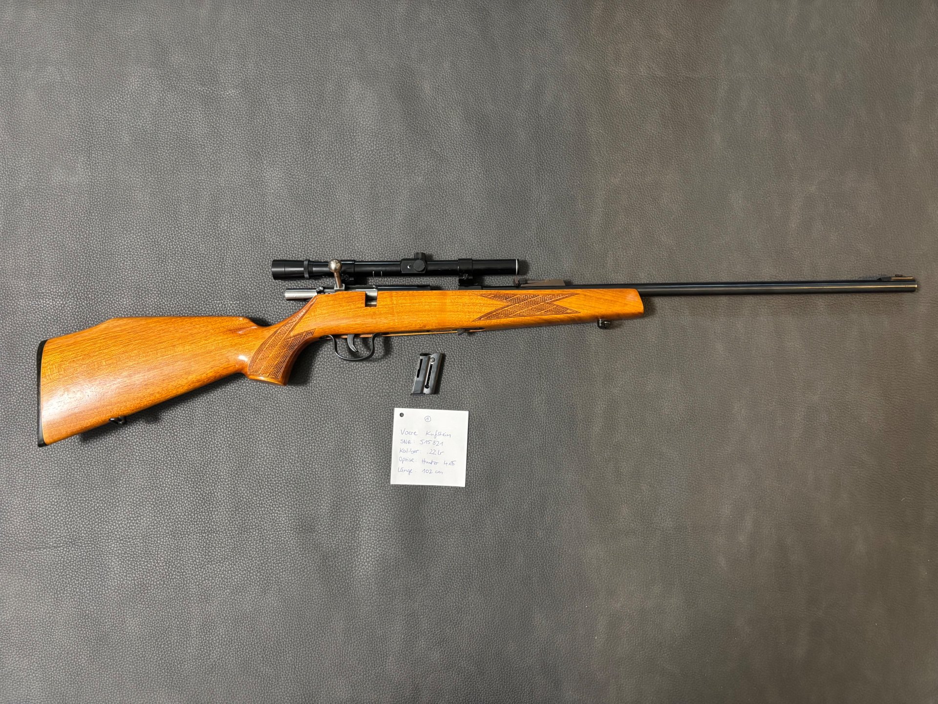 Voere Kufstein .22lr mit Hunter 4x15 – Bild 1