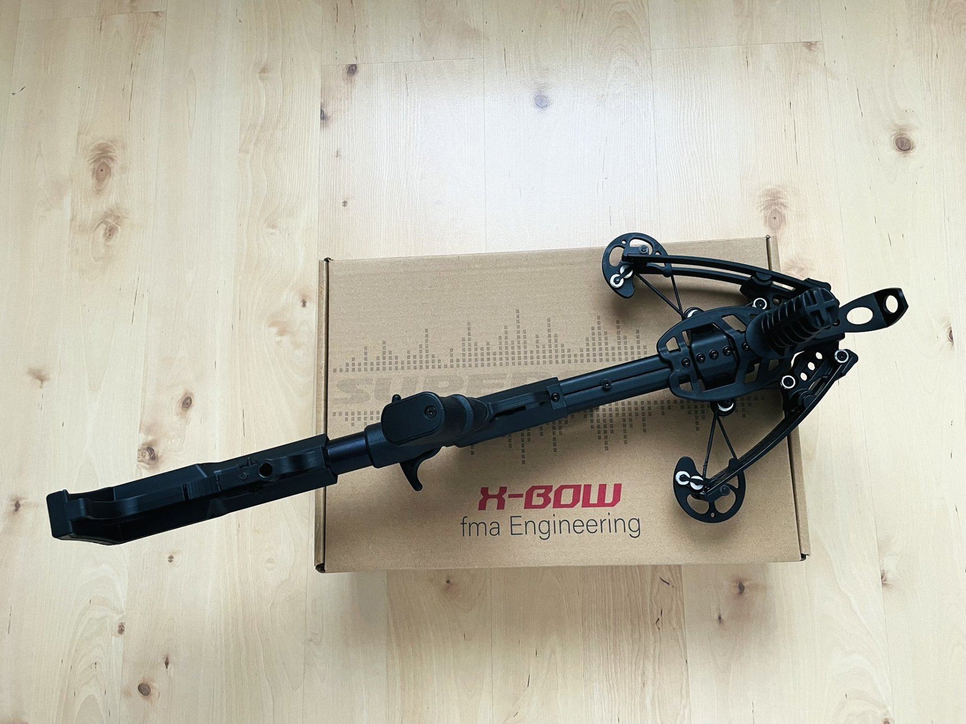 X-BOW FMA Supersonic XL - 120 lbs / 330 fps Pistolenarmbrust m. L-Schaft | TOP Zustand – Bild 4