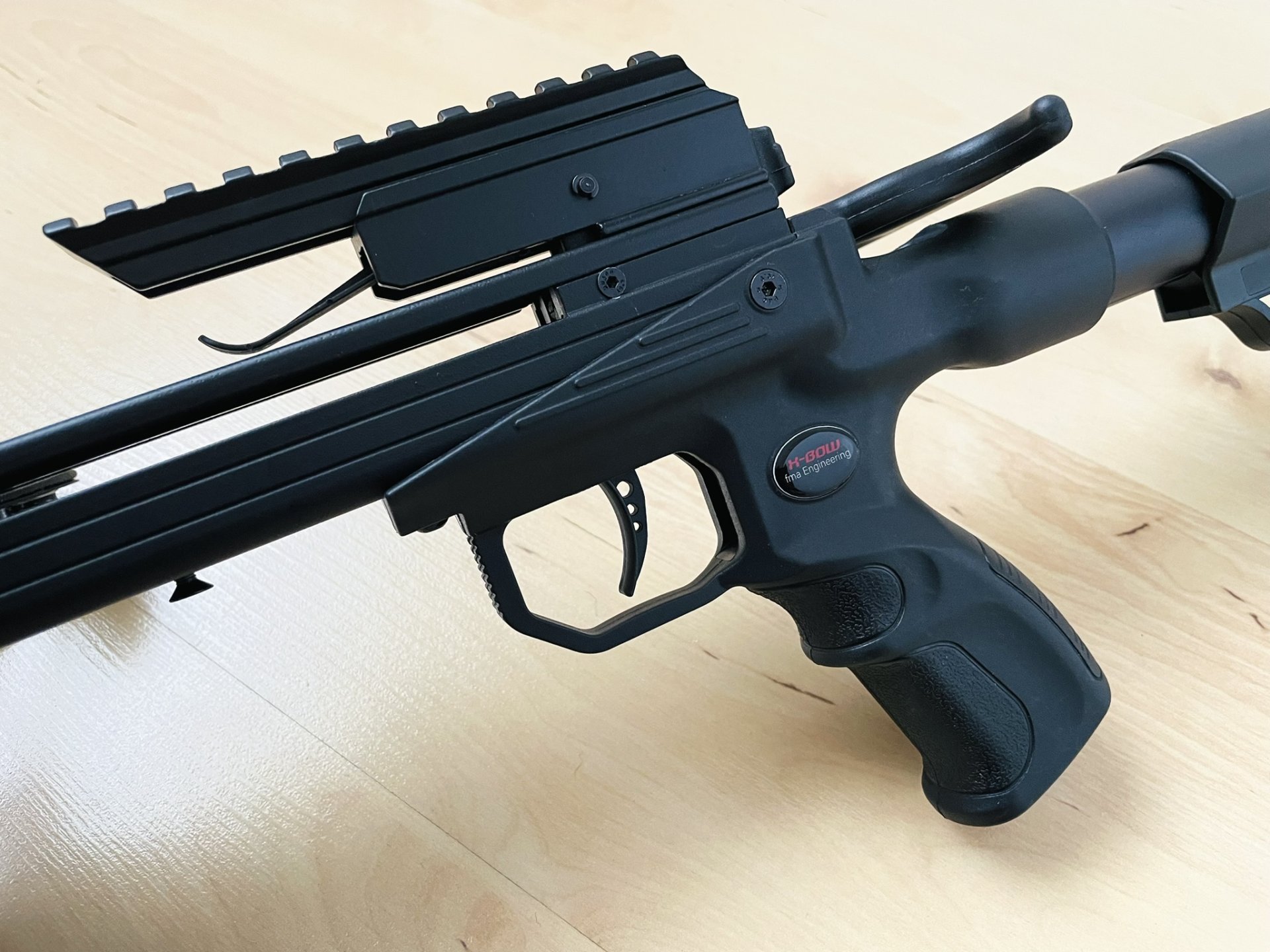 X-BOW FMA Supersonic XL - 120 lbs / 330 fps Pistolenarmbrust m. L-Schaft | TOP Zustand – Bild 10