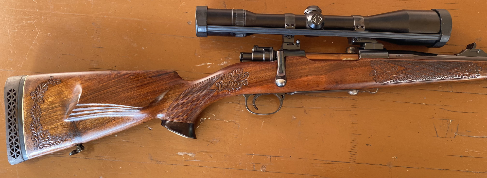 Gewehr 98 .338WinMag handgefertigter Luxus Linksschaft Zeiss 2,5-10x48 EAW SWM – Bild 4