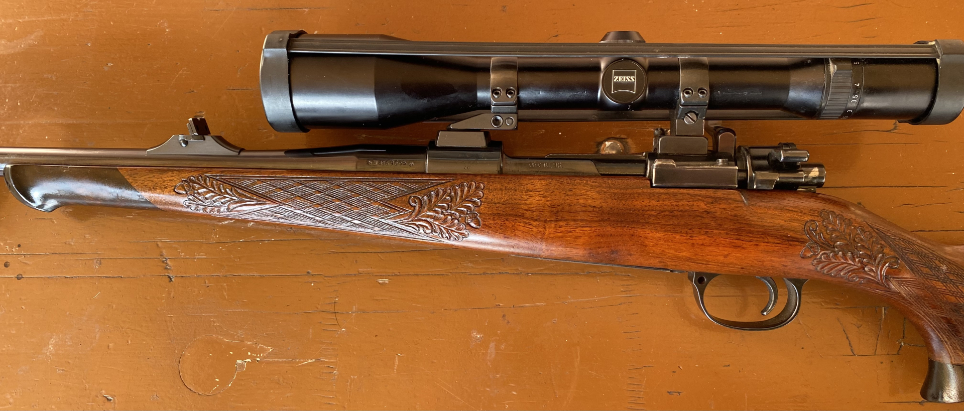 Gewehr 98 .338WinMag handgefertigter Luxus Linksschaft Zeiss 2,5-10x48 EAW SWM – Bild 3