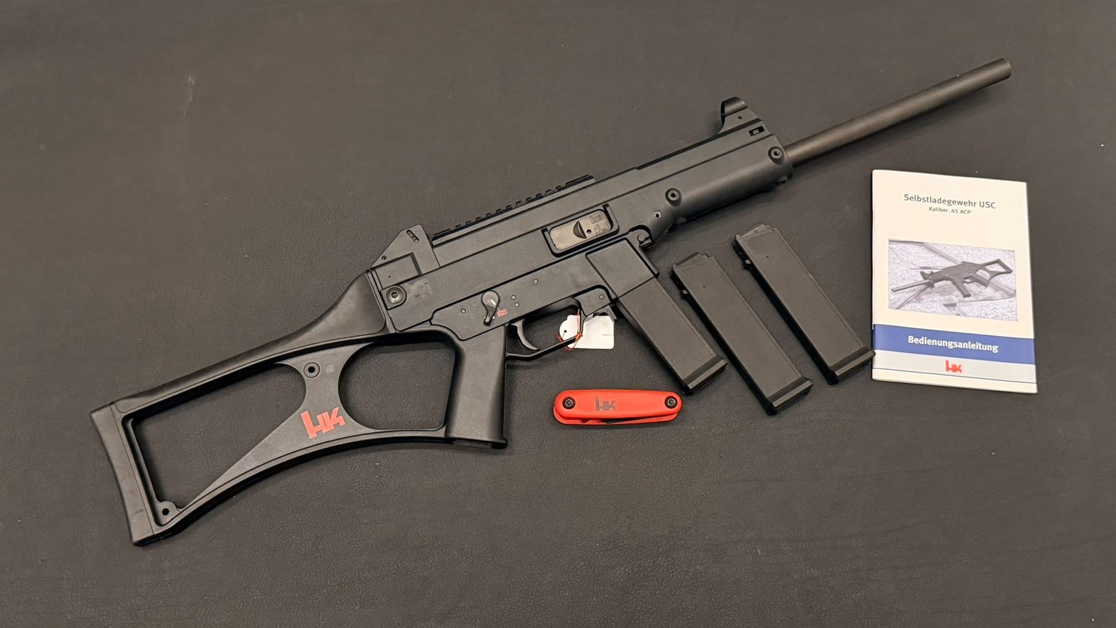 Heckler & Koch USC .45 ACP | Selbstladebüchse | 40,6 cm Lauf | Picatinny | 3 Magazine | BDS | BDMP – Bild 3