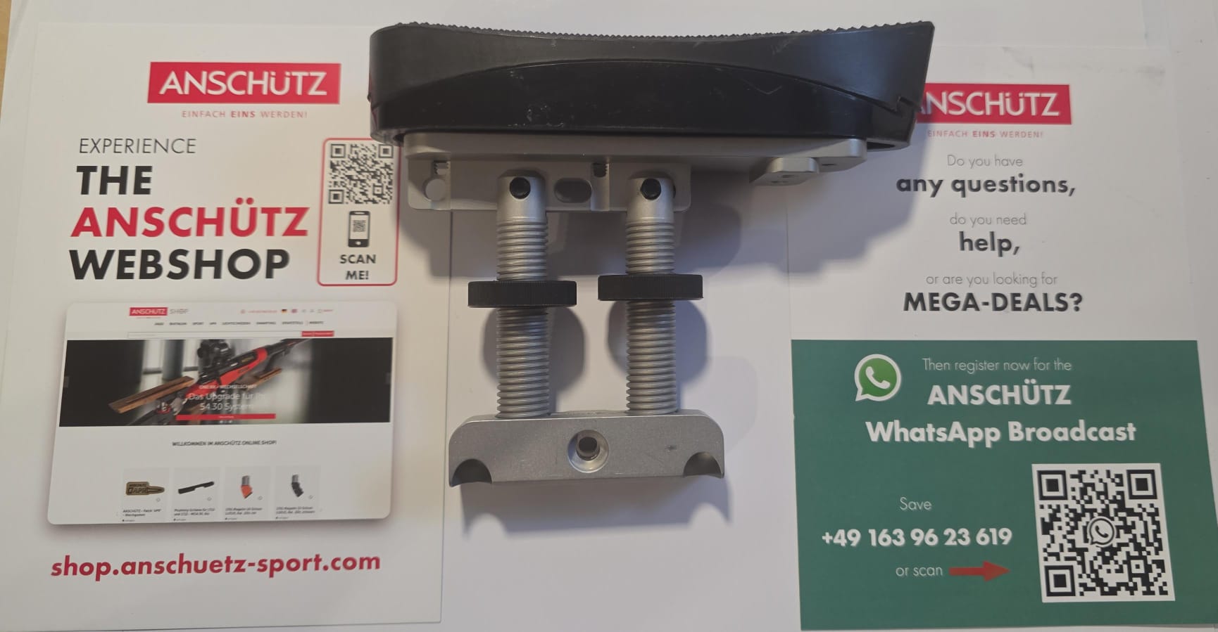 E99 001468 ANSCHÜTZ, Gummikappe mit Kappenausleger und Klemmstück – Bild 2