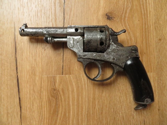 Revolver Chamelot Delvigne Mod 1873 - Früher Bodenfund DEKO – Bild 2