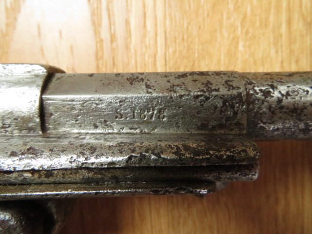 Revolver Chamelot Delvigne Mod 1873 - Früher Bodenfund DEKO – Bild 4