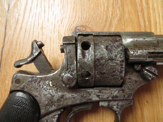 Revolver Chamelot Delvigne Mod 1873 - Früher Bodenfund DEKO – Bild 3