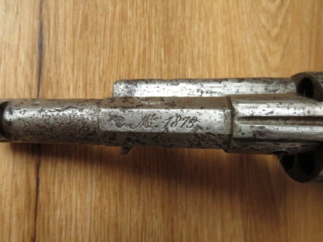 Revolver Chamelot Delvigne Mod 1873 - Früher Bodenfund DEKO – Bild 5