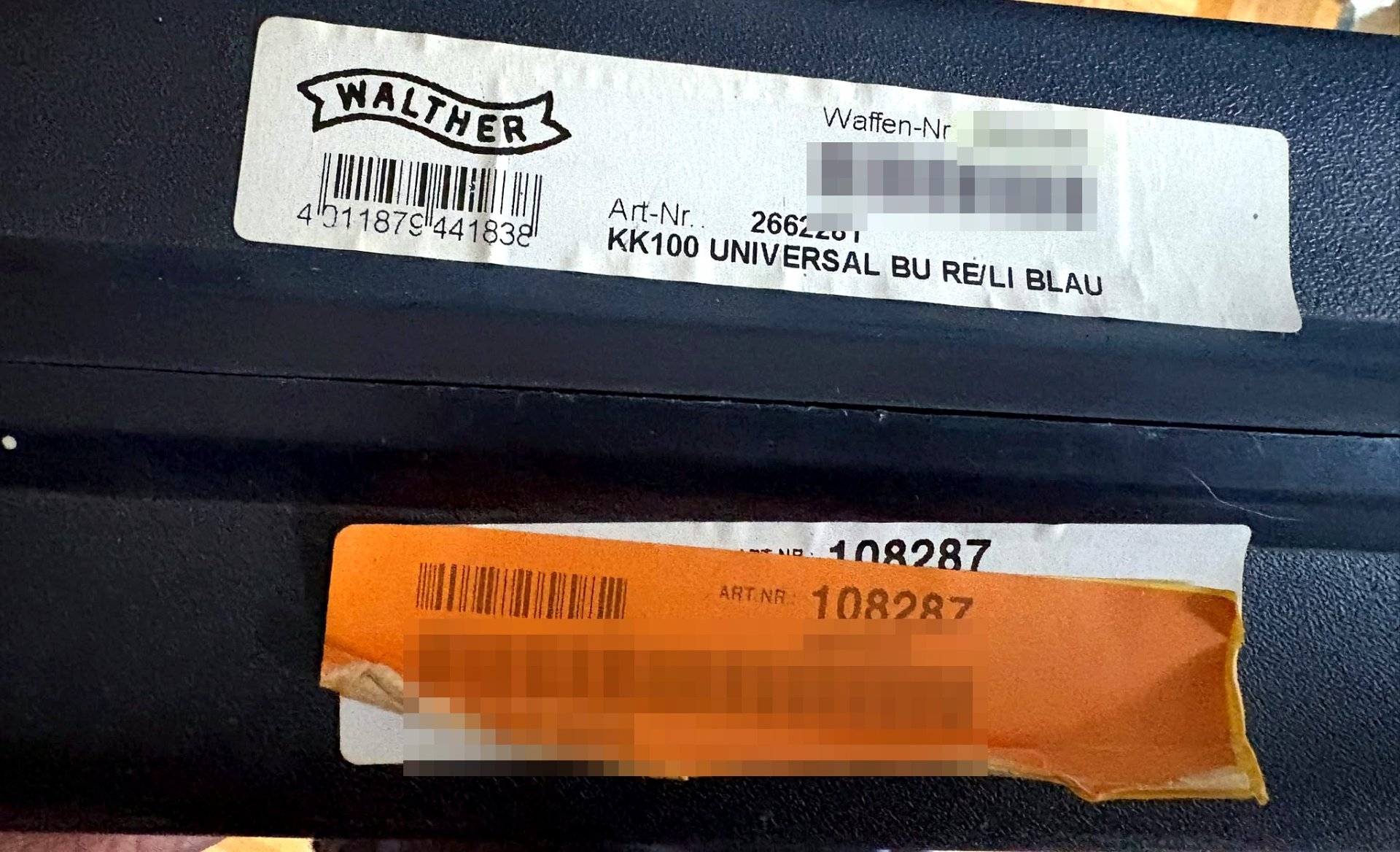 Walther KK100 Universal .22 lr Matchgewehr – Diopter, Ringkorn, Originalkoffer – Bild 3