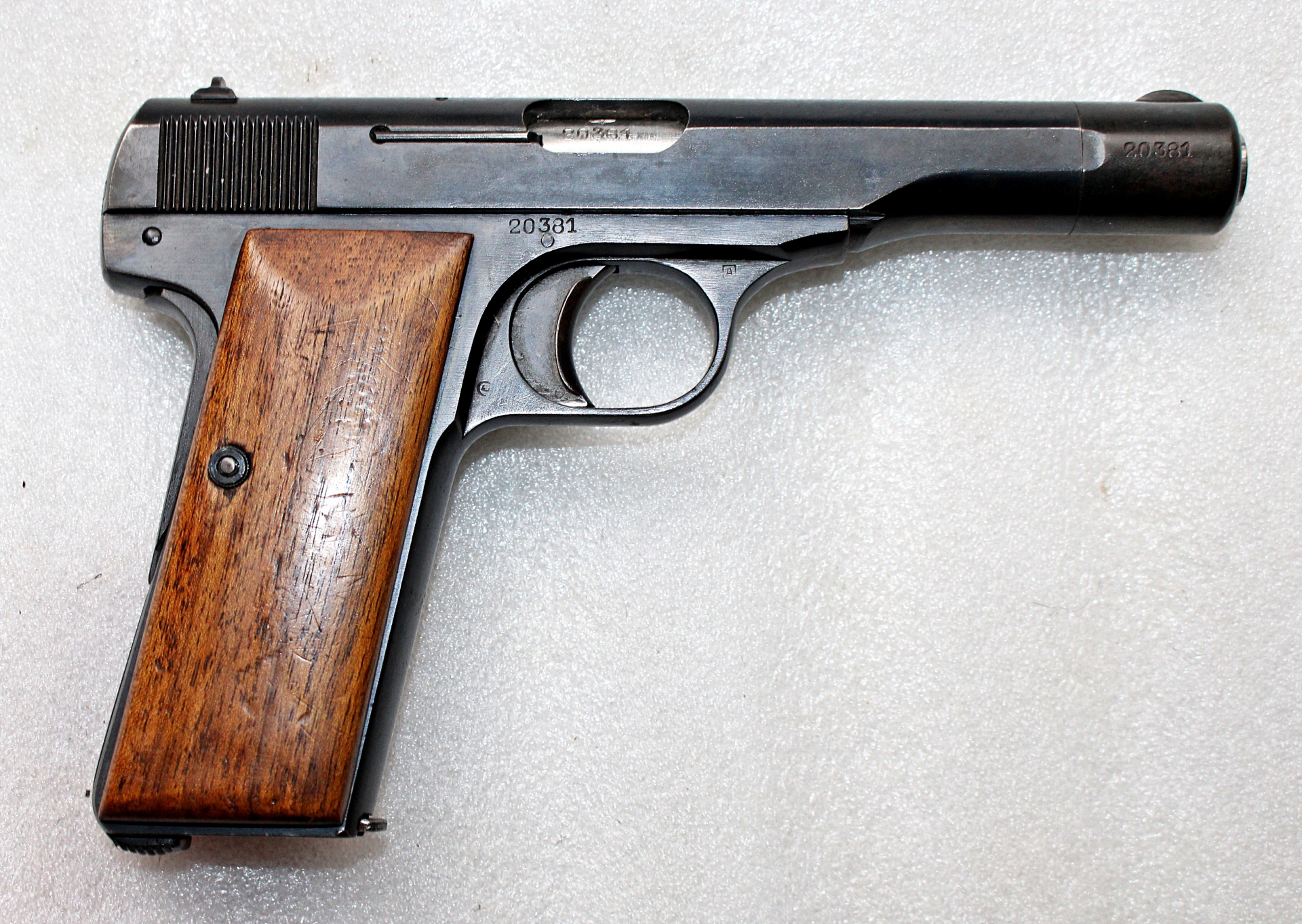 Orig. FN10/22 - Pistole 626(b) mit WaA 140 in 7,65Brown. Wehrmachtpistole – Bild 1