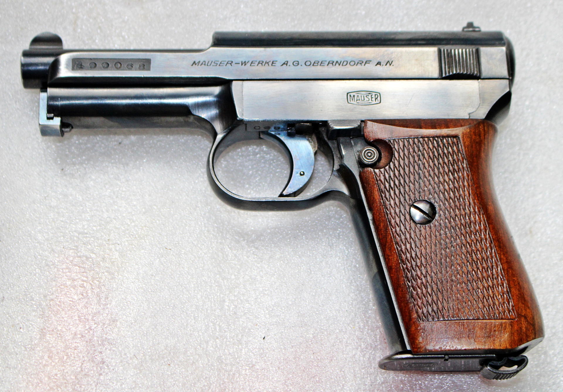 TOP - MAUSER M1914 in 7,65Brown. mit Ledertasche – Bild 1