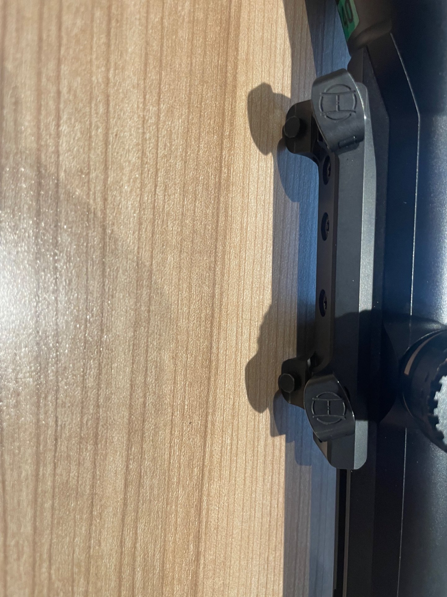 HENNEBERGER HMS Sattelmontage für Swarovski SR Schiene Blaser R8 R93 BBF 95 97 K95 etc neuwertig – Bild 2