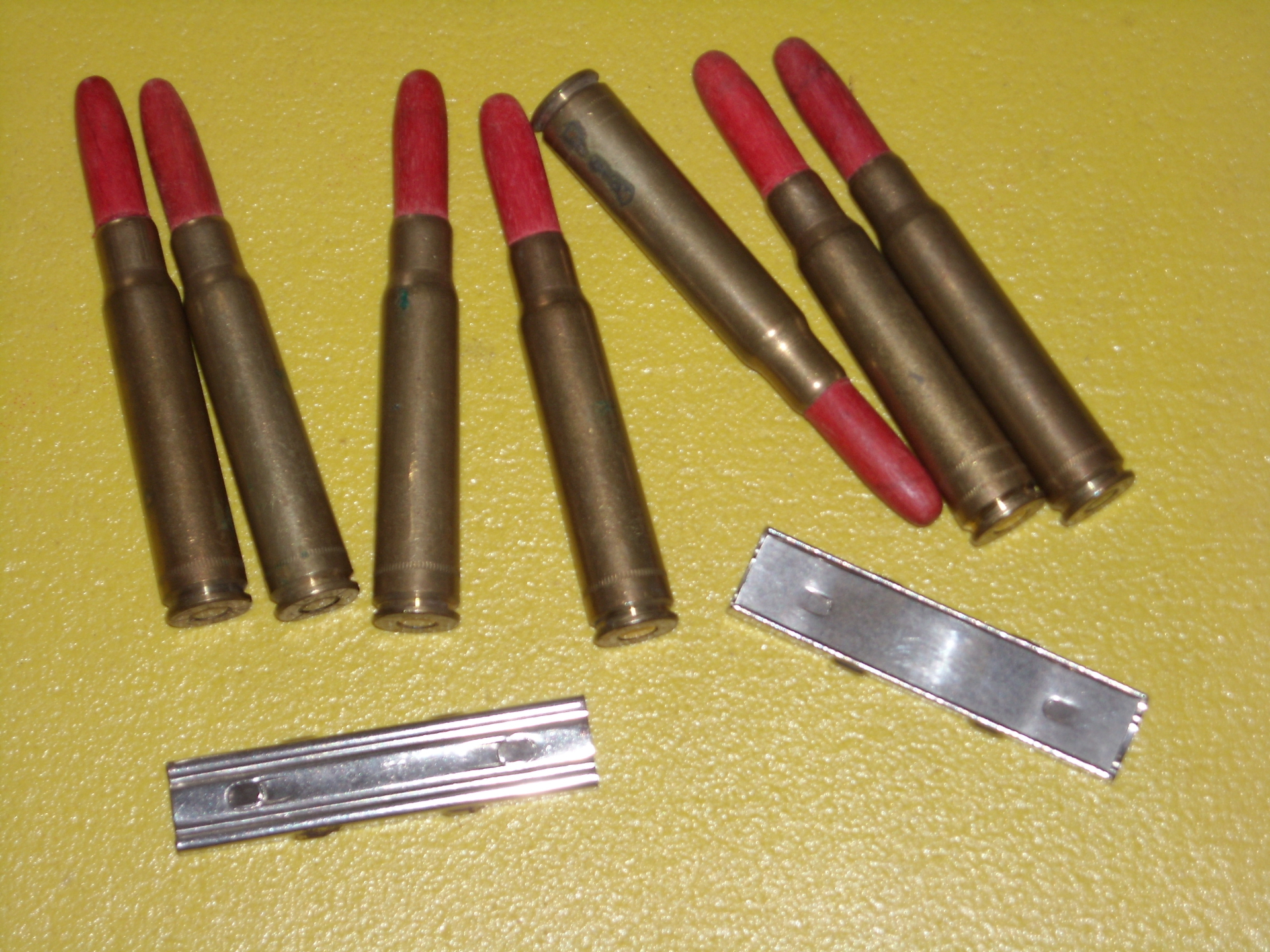 7 Stck. Platzpatronen 33 im Kal. 8x57IS – Bild 2