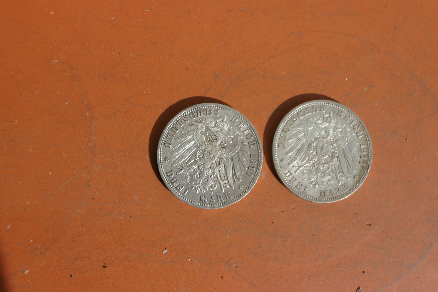 Silbermünzen 3 Reichsmark Preussen 2x – Bild 2
