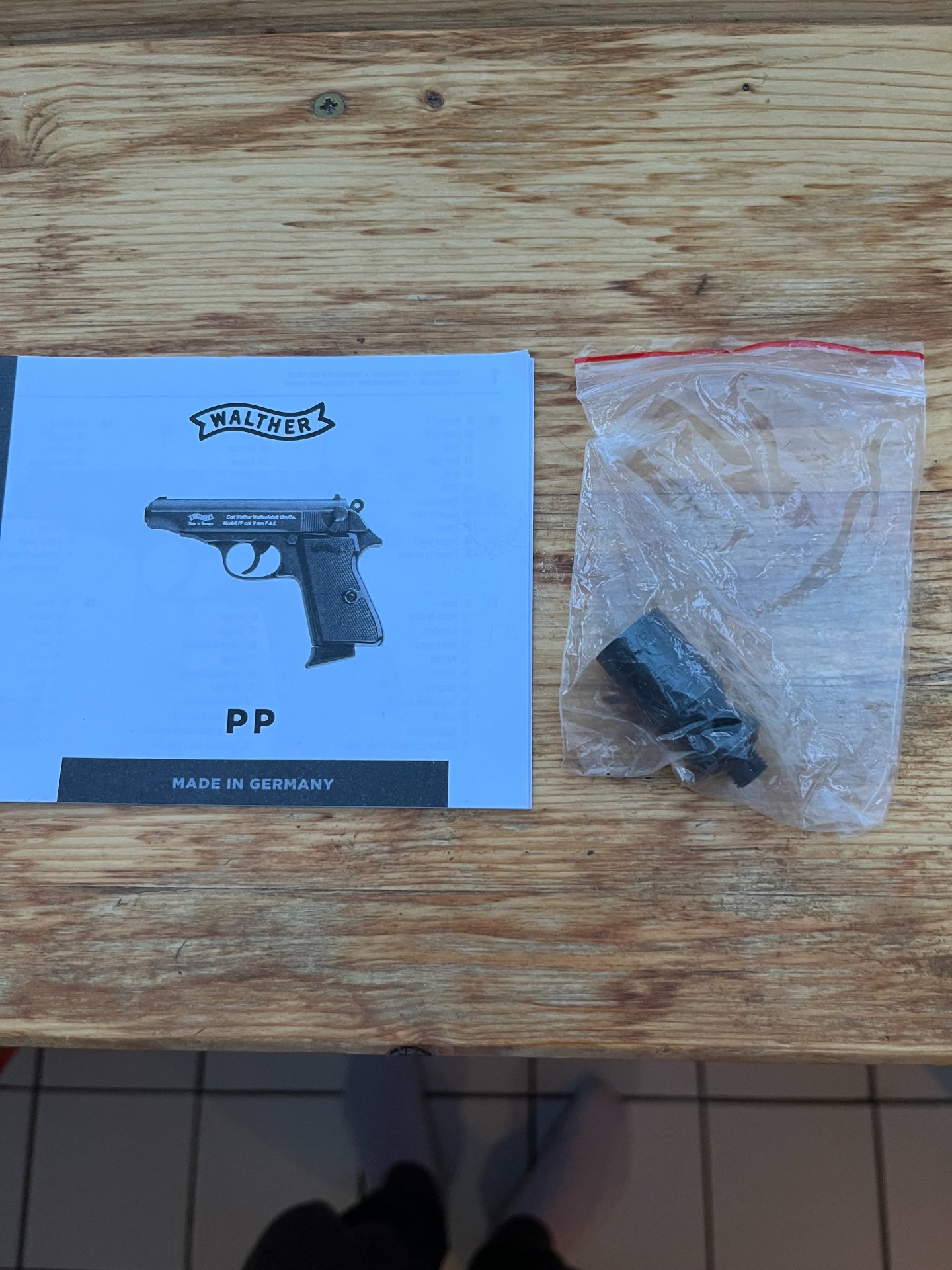 TOP Walther PP 9mmPak mit Walther Holster.PPK/PP – Bild 7