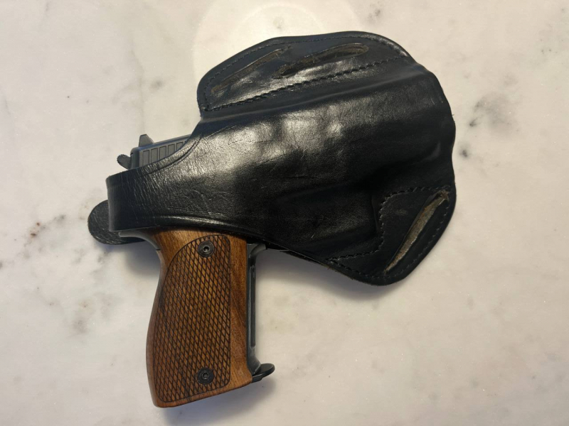 LEATHER GOOD PANCAKE HOLSTER SIG SAUER P6/225, 220 SERIE BAUÄHNLICHE GROßPISTOLEN – Bild 1