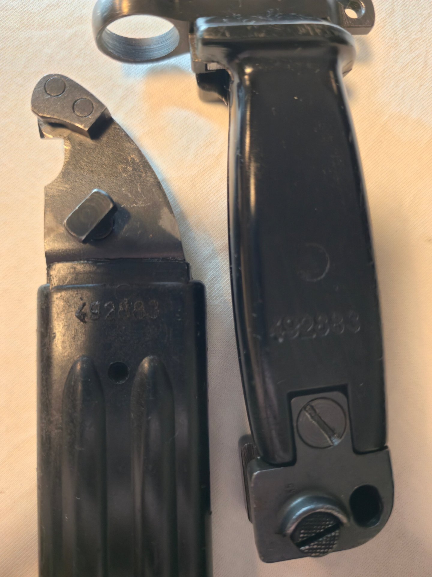 DDR NVA AK74 AK47 Mehrzweck Bajonett Modell M1974 Seitengewehr M1974 – Bild 2