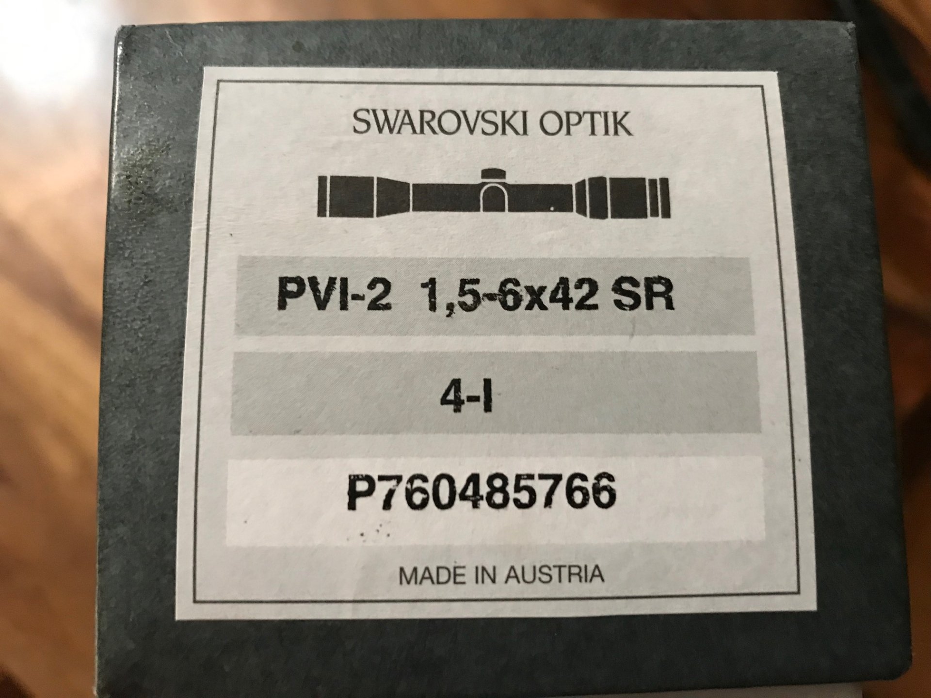 TOP SWAROVSKI PVI-2 1,5-6x42 SR, BE4 Digital Leuchtpunkt / OVP / – Bild 1