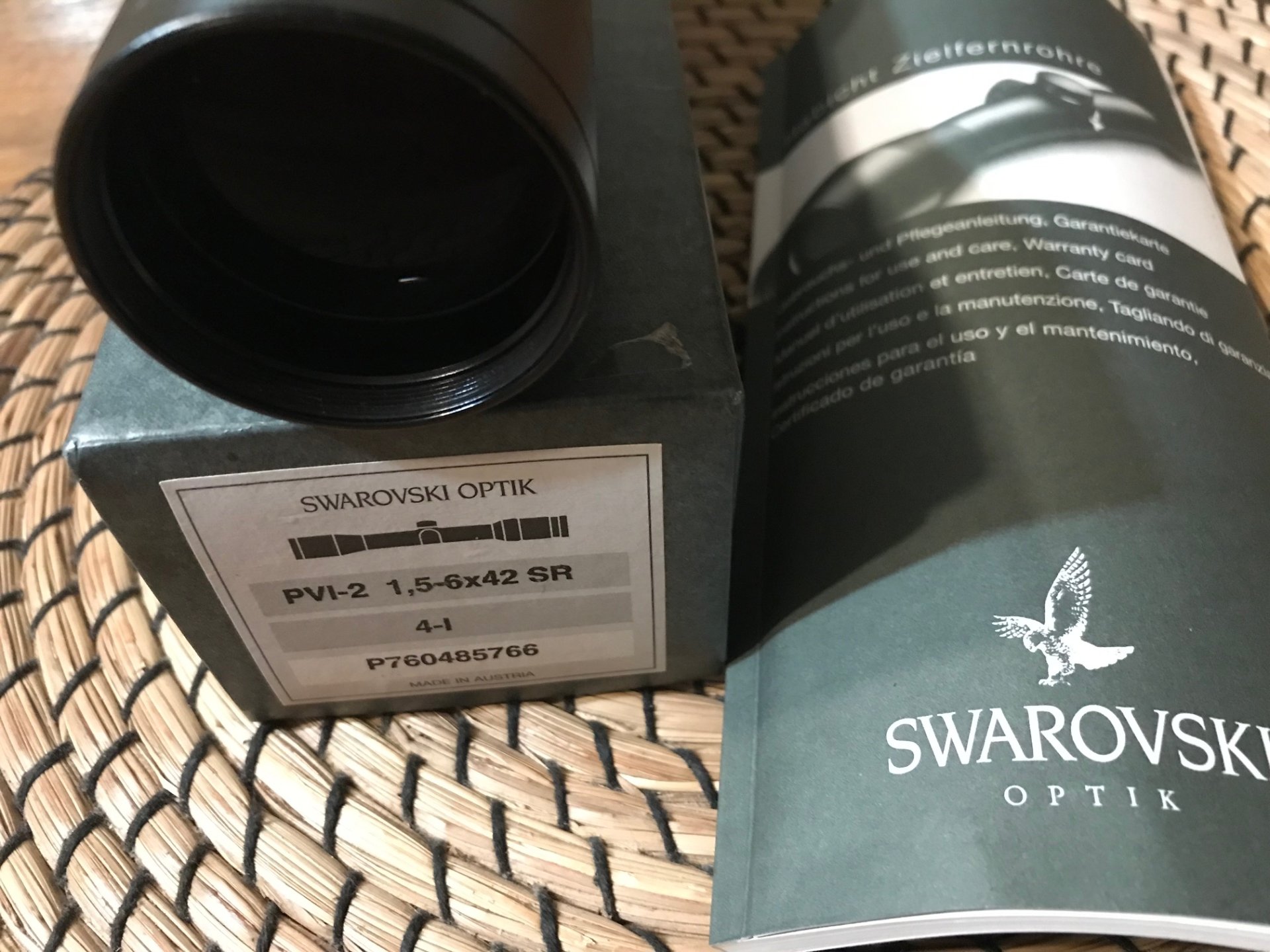 TOP SWAROVSKI PVI-2 1,5-6x42 SR, BE4 Digital Leuchtpunkt / OVP / – Bild 6
