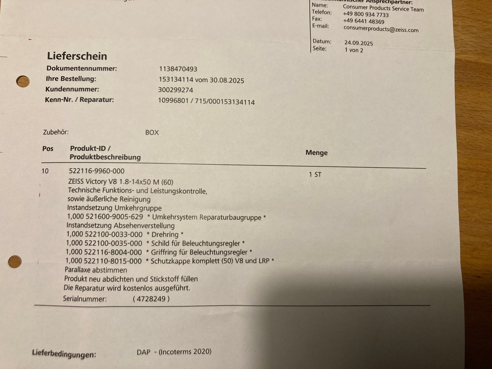 ZEISS Victory V8 1,8-14x50 M Zielfernrohr – Bild 5