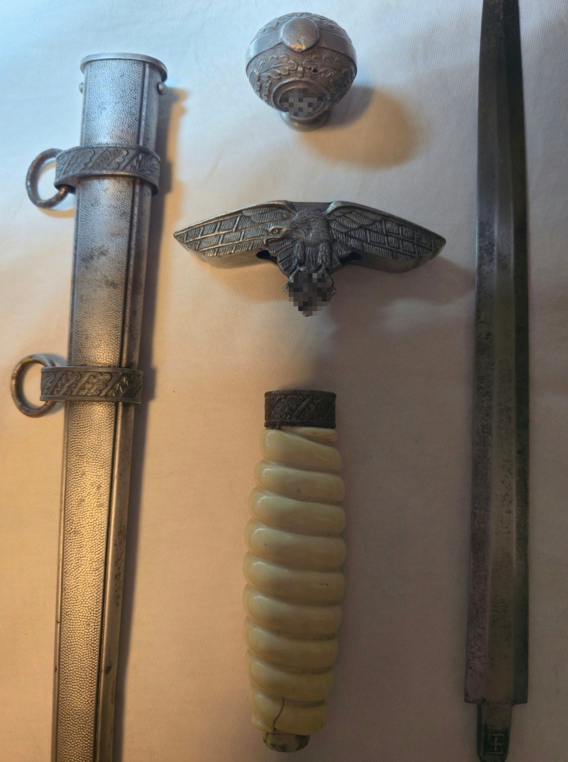 Luftwaffen Offiziersdolch Wehrmacht Waffenfabrik Max Weyersberg – Bild 10