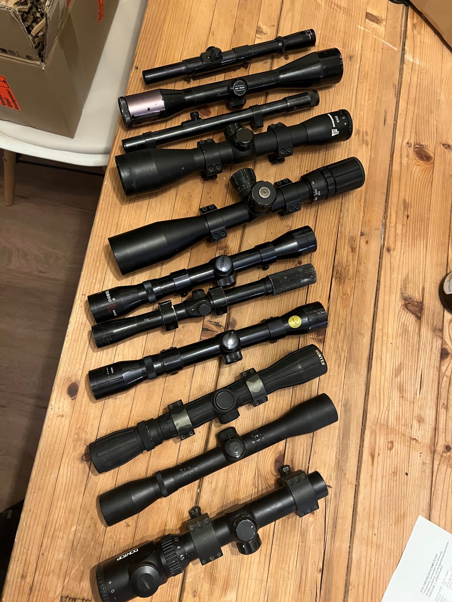 Konvolut an Zielfernrohren (keine Zeiss Swarovski Steiner) – Bild 1