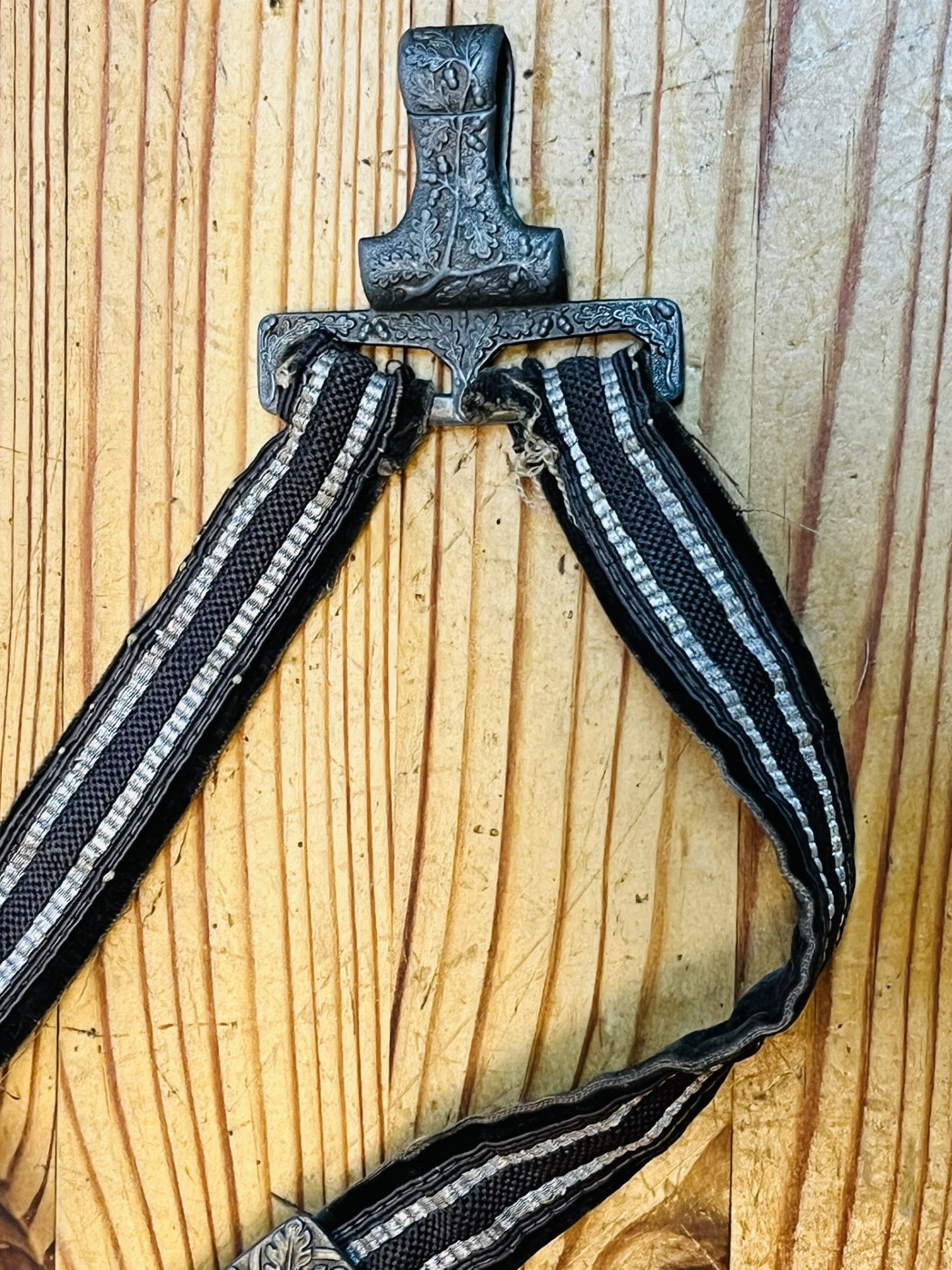 sehr schöner Wehrmacht Luftwaffen Fallschirmjäger Offz. Dolch Alcoso Gehänge & Portepee – Bild 6