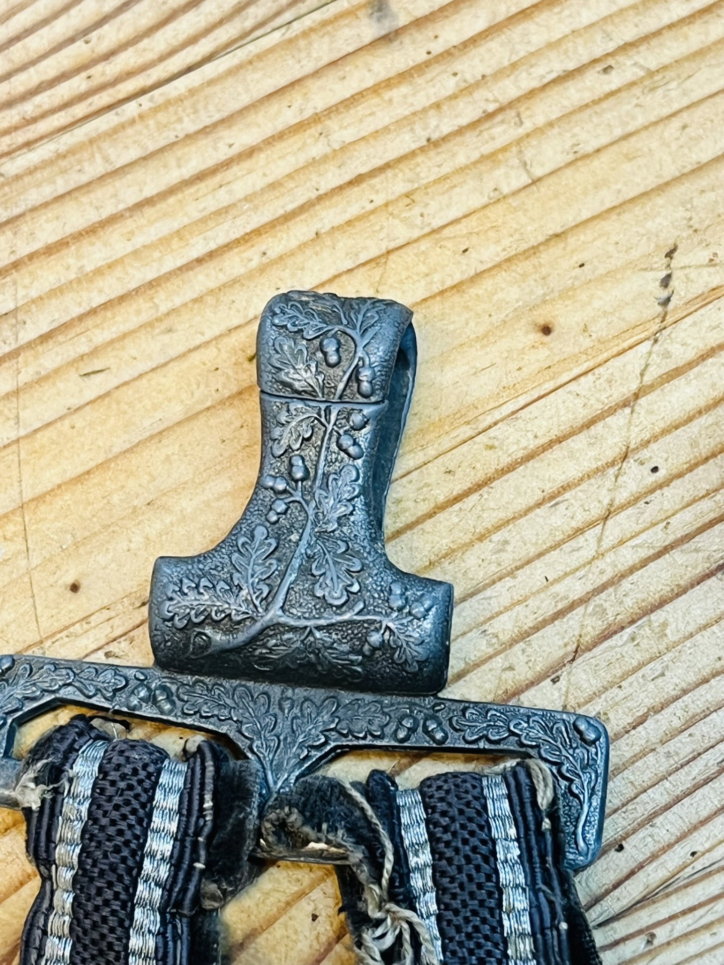 sehr schöner Wehrmacht Luftwaffen Fallschirmjäger Offz. Dolch Alcoso Gehänge & Portepee – Bild 10