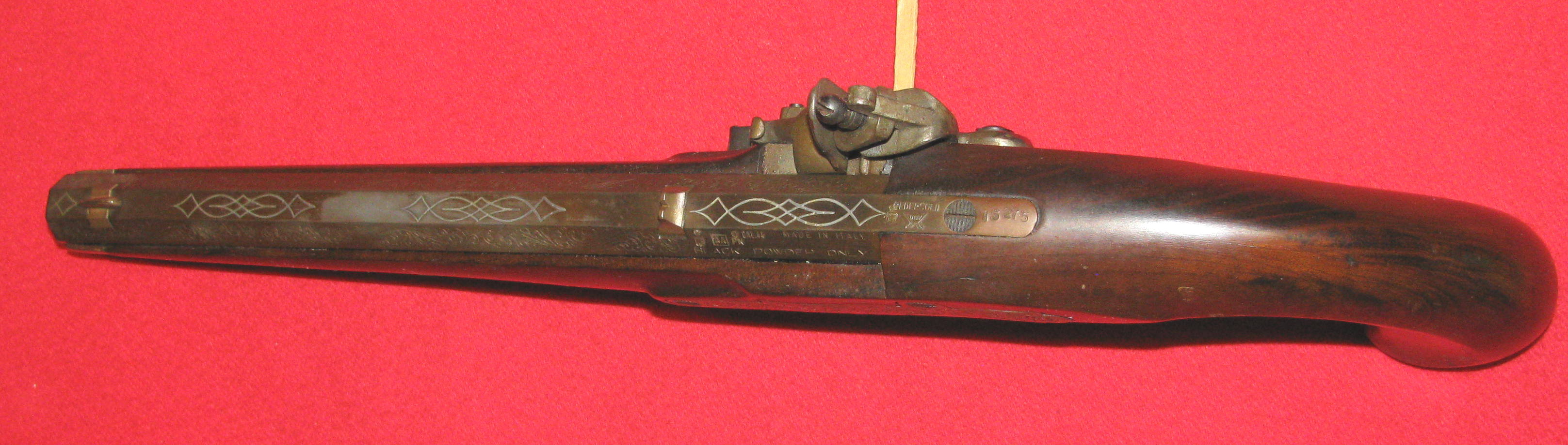 Schöne PEDERSOLI Steinschloss Vorderlader Pistole in CA. 44 – Bild 4
